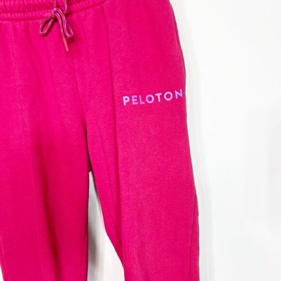 Peloton Pants Womens Small Jogger 29" Pull on Fleece Lined Athletic Comfy Red - Picture 7 of 7
